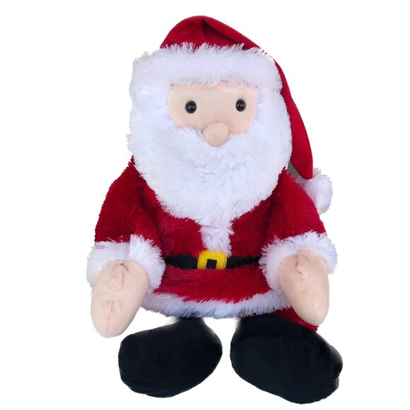 Dan Dee Santa Claus Stuffed 2016 Plush RETIRED 16" Sitting - Picture 3 of 9